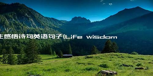 人生感悟诗句英语句子(Life wisdom in poetic phrases Rewritten in English under 50 words.)